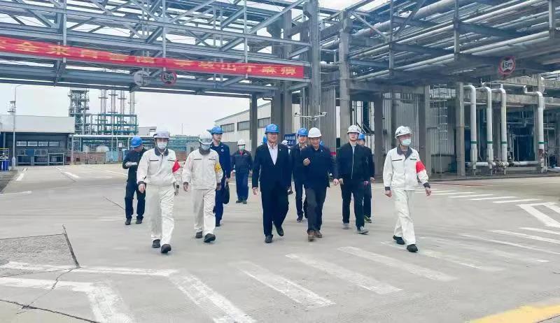 冯中海带队赴化工企业开展安全生产及能耗“双控”检查